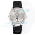 Swiss Replica Jaeger-LeCoultre Master Calendar 39mm Silver Dial Men's Watch 